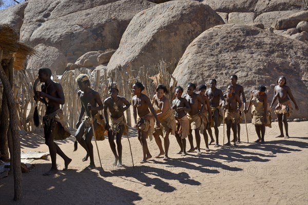 Traditional dance of the Damara people