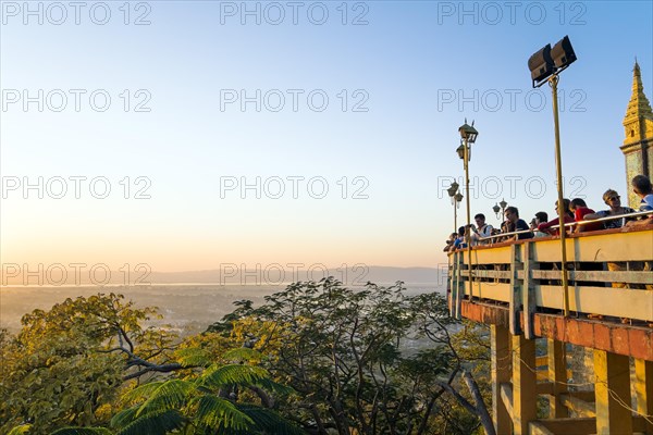 Viewing platform on Mandalay Hill