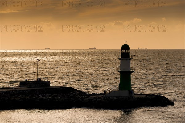 Mole with lighthouse