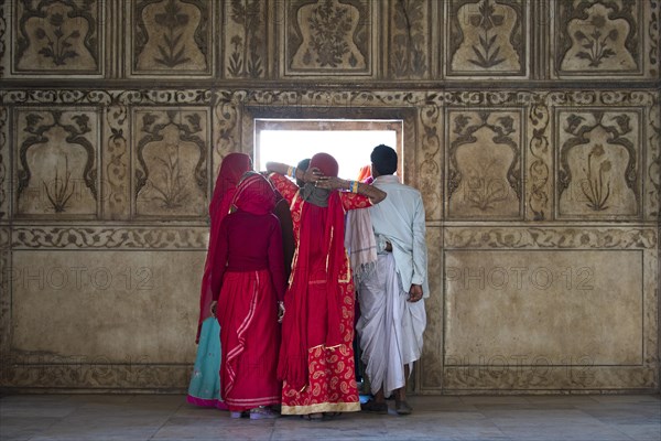 Group of Indian visitors