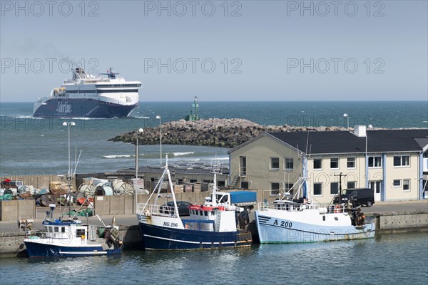 Color Line ferry approaching the port