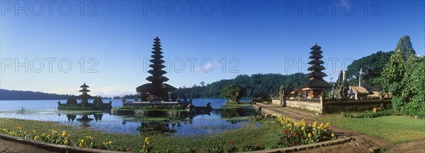 Pura Ulun Danu temple on Lake Bratan