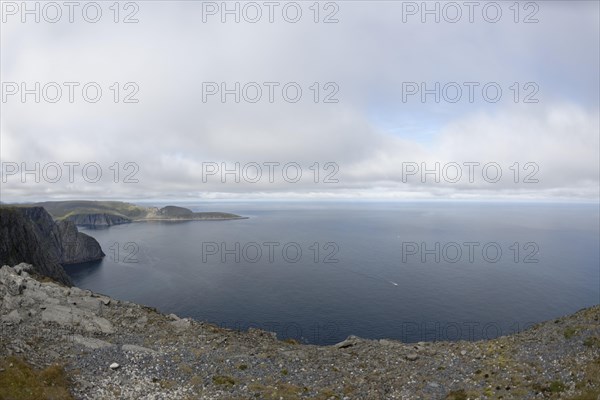 View from North Cape platform over Barents Sea