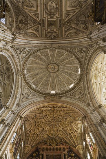 Ceiling of the Mosque–Cathedral of Cordoba