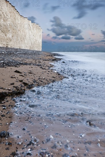 White chalk cliffs