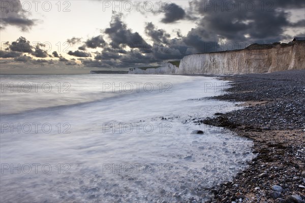 White chalk cliffs