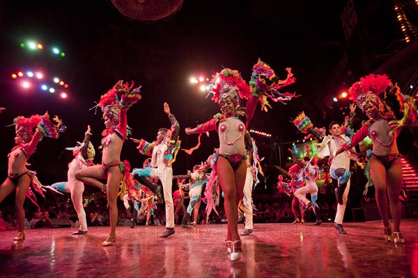 Dancers of the famous Tropicana nightclub