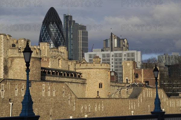 The Tower of London in front of Abbey Business Centre