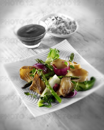 Oriental stir fried vegetables