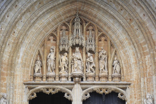 Tympanum above the main portal