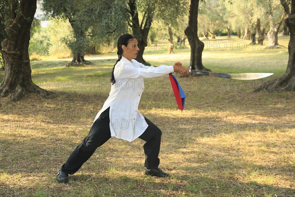 Tai Chi with a sword