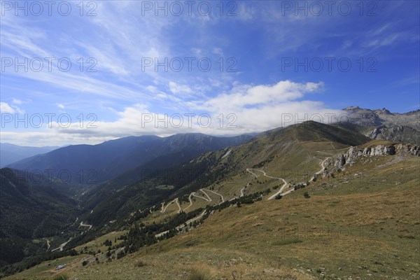 View from Tenda Pass over the Roya Valley