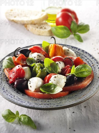 Tomato salad with buffalo mozzarella