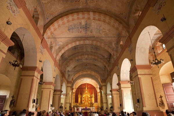 Service in the church Iglesia de Nuestra Senora de la Merced