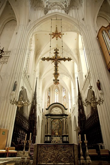 Crucifix and altar