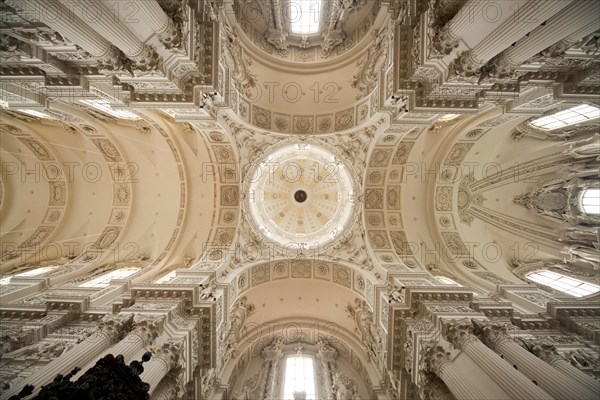 Interior of the Catholic Collegiate Church of St. Cajetan or Theatine Church of St. Cajetan