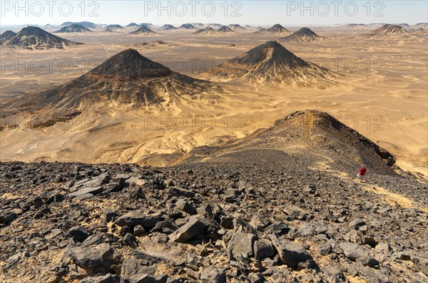 Volcanic mountains of Black Desert
