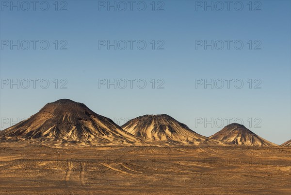 Volcanic mountains of Black Desert