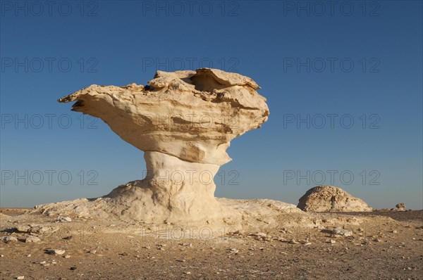 Chalk rock formation
