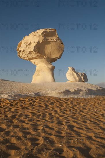 Chalk rock formations