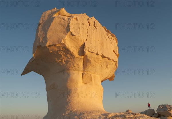 Chalk rock formation