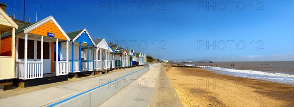 Beach huts along the beach