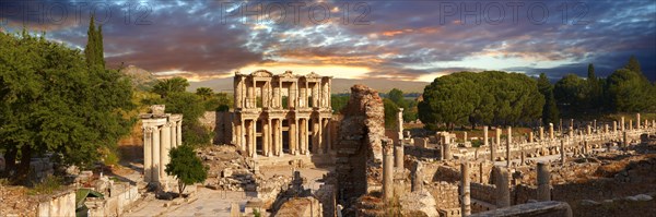 The Library of Celsus and the Agora