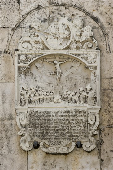 Relief plaque with Jesus on the Cross