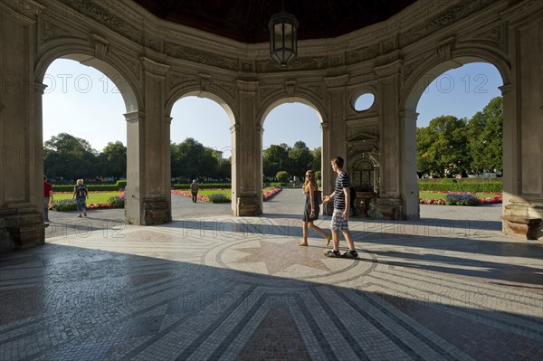 Interior of the Temple of Diana in Hofgarten or Court Gardens