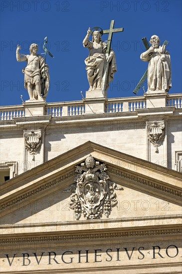 Monumental statues of John the Baptist