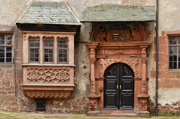 Medieval entrance porch