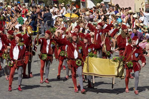 Trumpeters and drummers