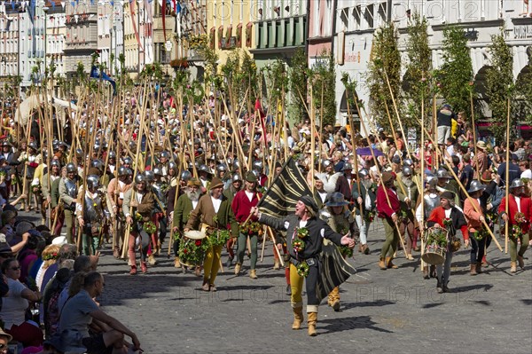 Mercenaries with lances