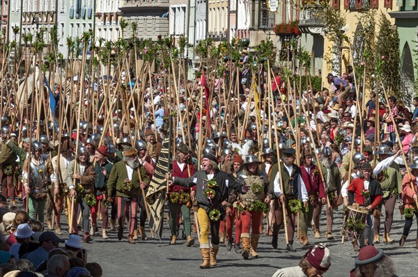 Mercenaries with lances