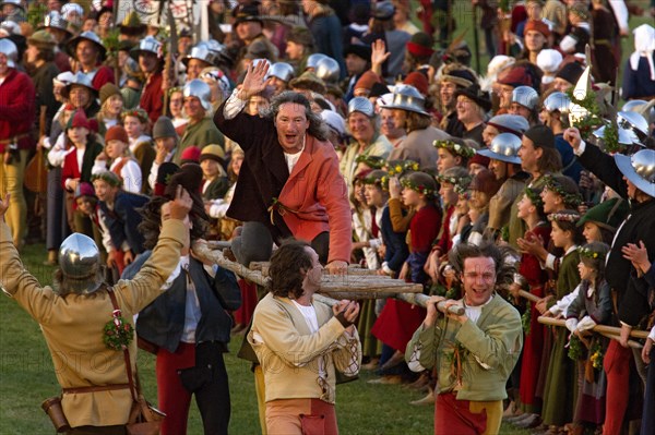 Festive games on the show grounds