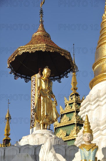 Golden Buddha figure