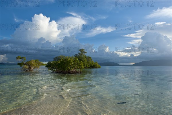 Cloud formations above the Marovo Lagoon