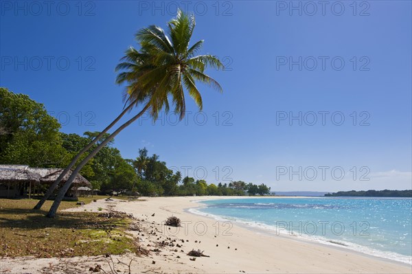 White sandy beach