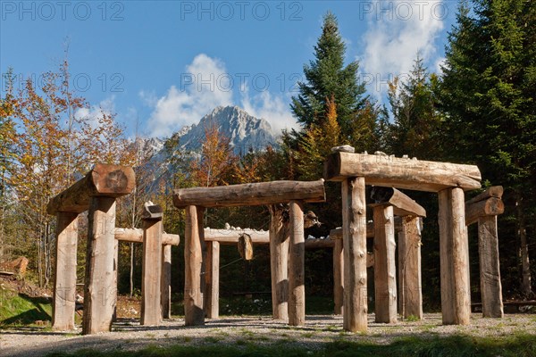 Stonehenge replica at the Leutaschklamm gorge