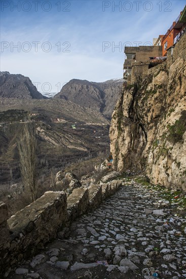 The old walled city of Amadiya