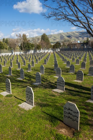 Graves on Halabja cemetery