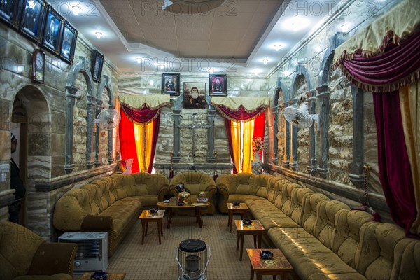 Inside the Syrian-Orthodox Mar Mattai monastery