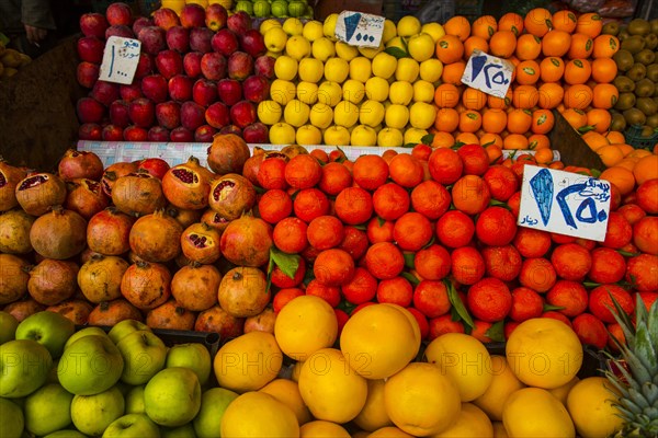 Fresh fruit for sale in the Bazaar of Sulaymaniyah