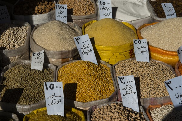 Spices for sale in the Bazaar of Sulaymaniyah