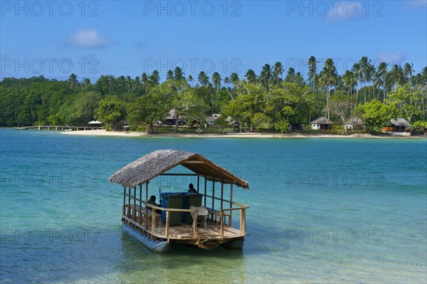 View across the bay towards Oyster Island Resort