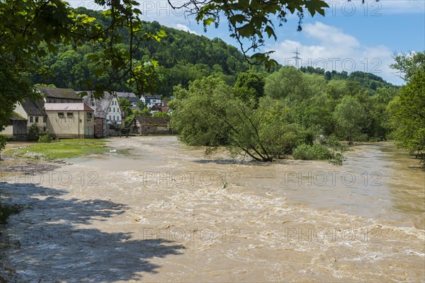 Flood of the river Neckar