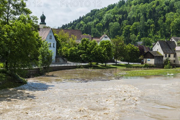 Flood of the river Neckar