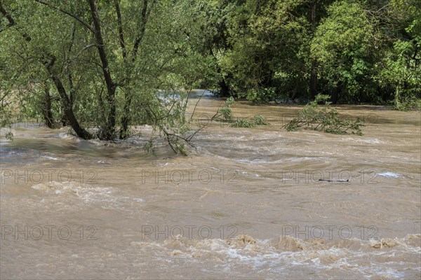 Flood of the river Neckar