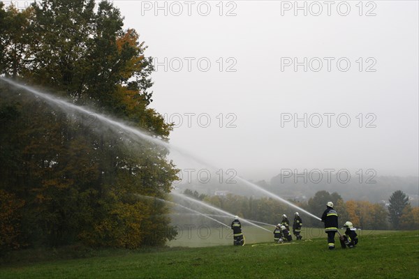 Fire drill of the Willersdorf volunteer fire service