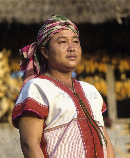 Karen man with traditional clothing